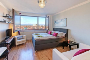 Blick über Karlsruhe - Ferienwohnung Panorama